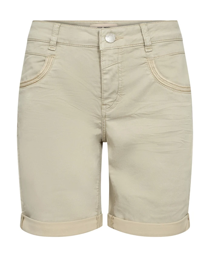 

Джинсовые шорты-«сокровища» с изысканными деталями. Mos Mosh, серый