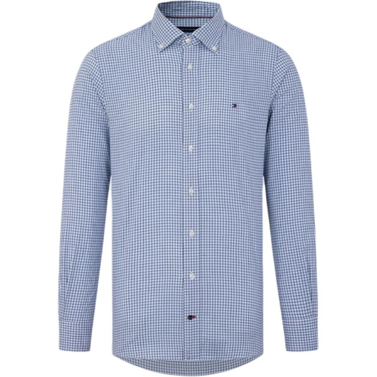 

Мужская рубашка с длинным рукавом Tommy Hilfiger, синий plaid 0gy