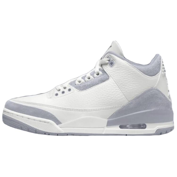 Кроссовки Air Jordan 3 Vintage Basketball Shoes Women's Mid-top White/gray, белый