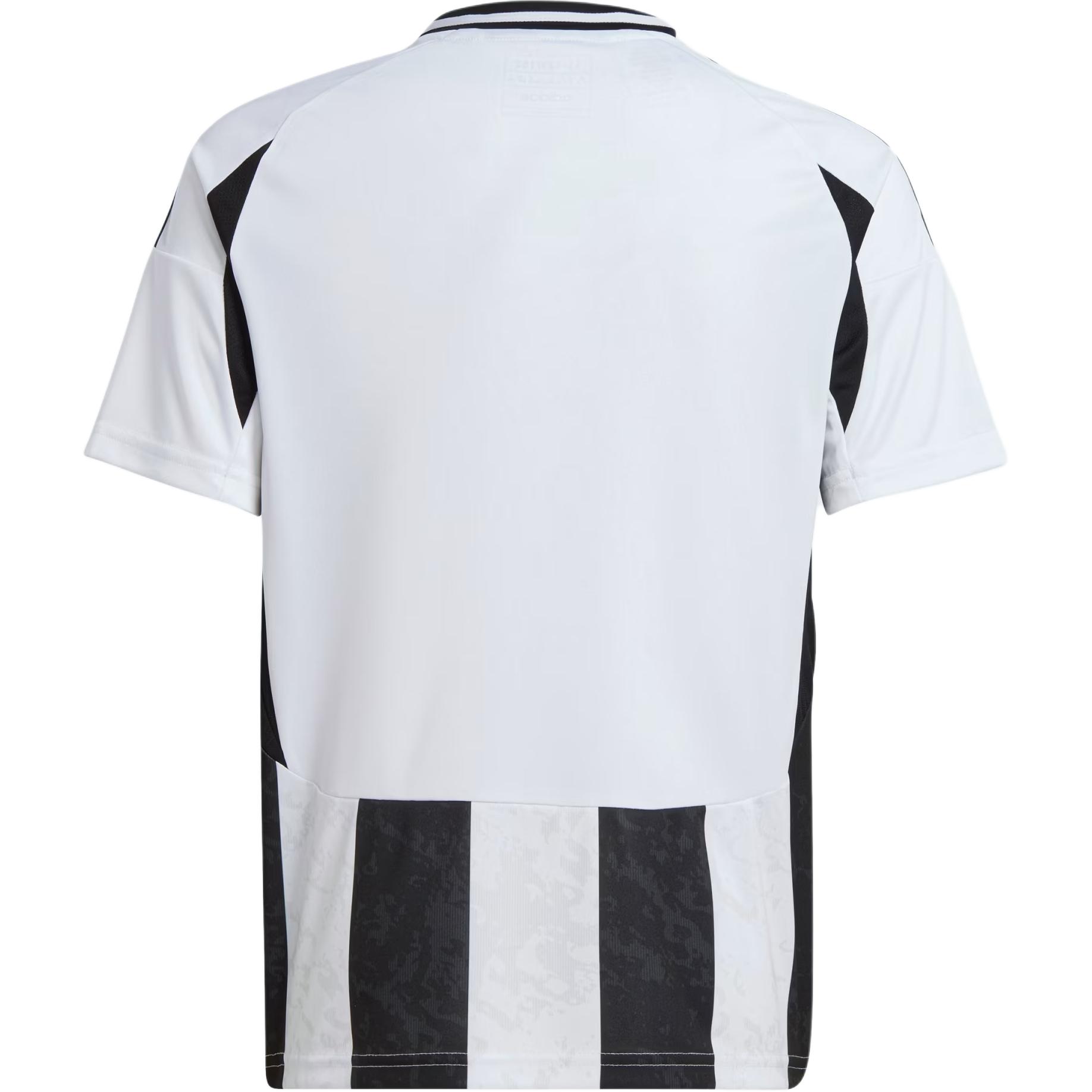 Adidas Футболка Juventus черно-белая детская — фото 4