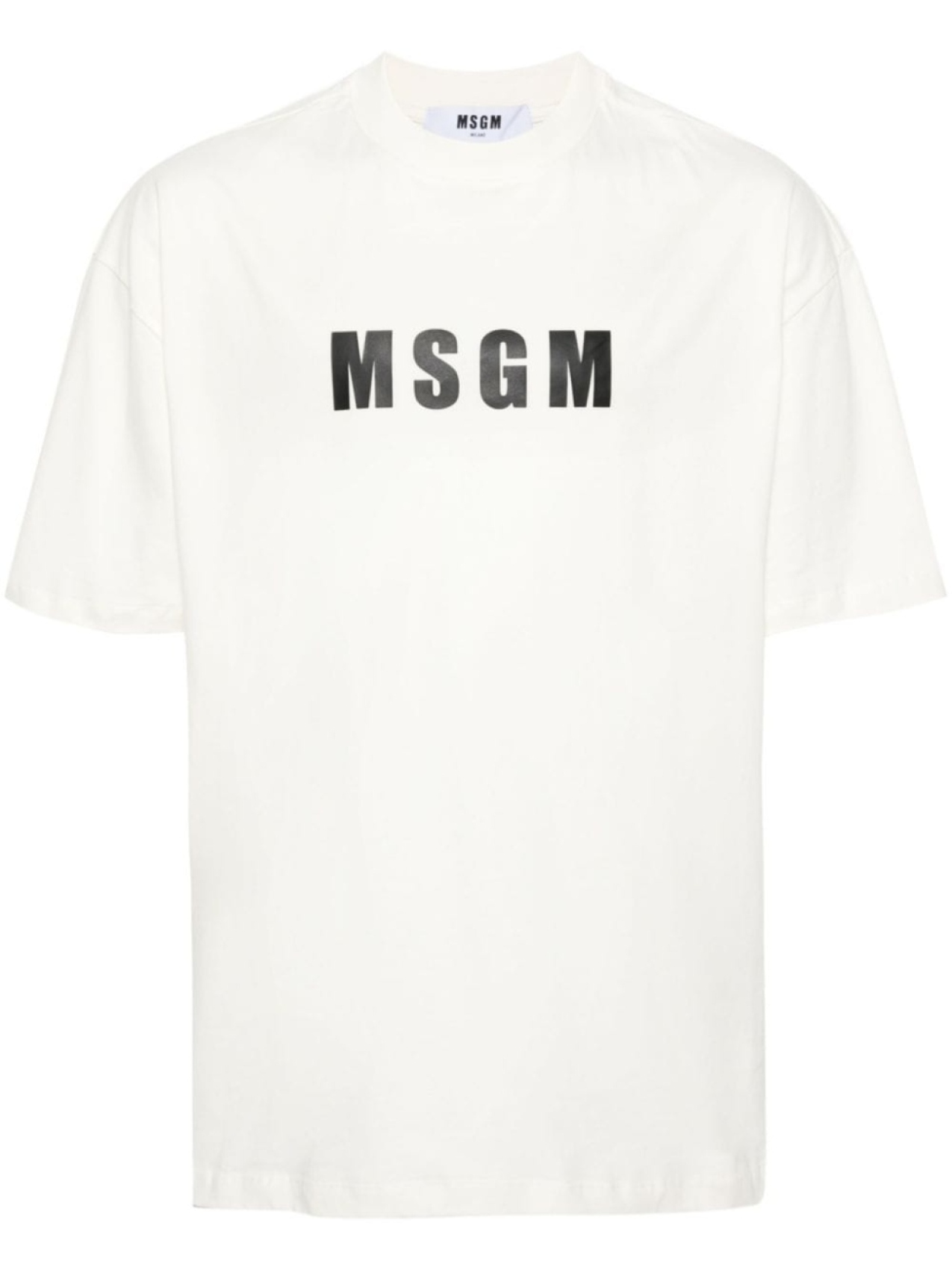 

MSGM футболка с логотипом, нейтральный цвет