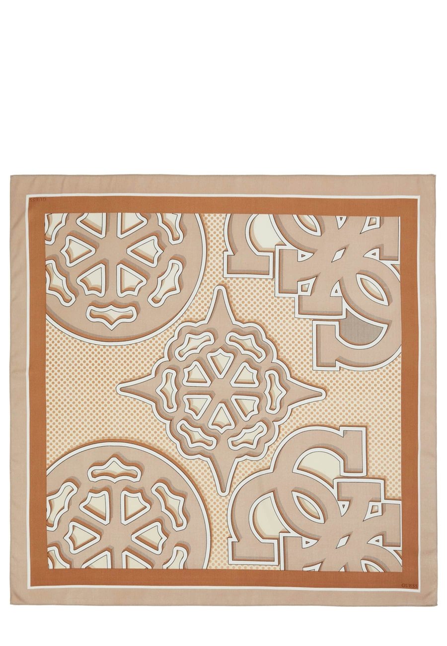 

Шарф Guess 4G-LOGO PEONY-LOGO, Mehrfarbig Beige/Beige