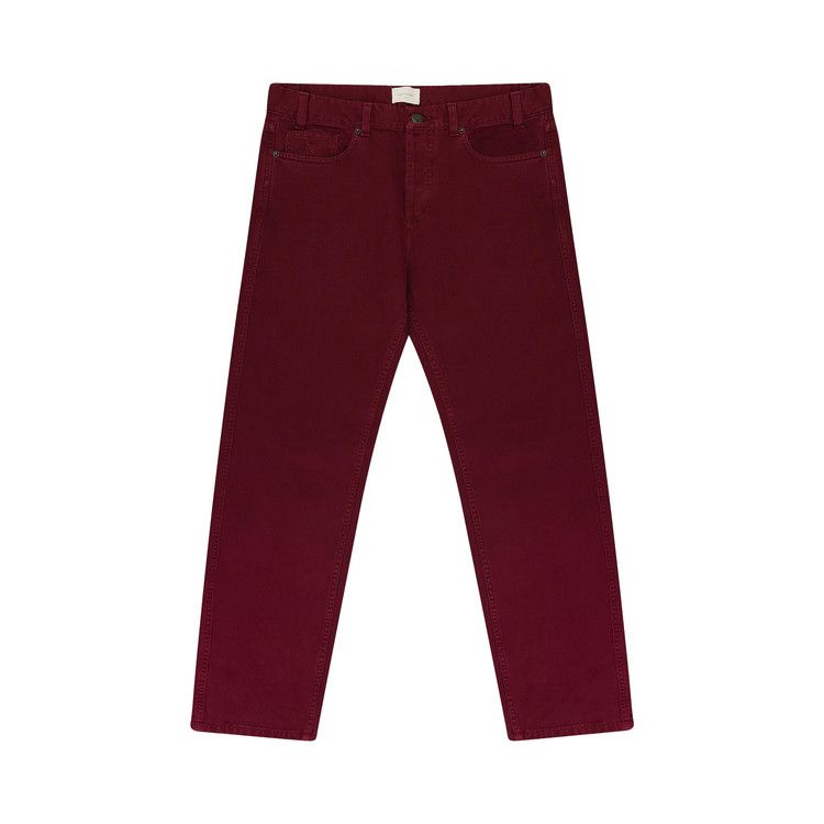 

Брюки Aimé Leon Dore Garment Dyed Straight Fit Denim, Merlot