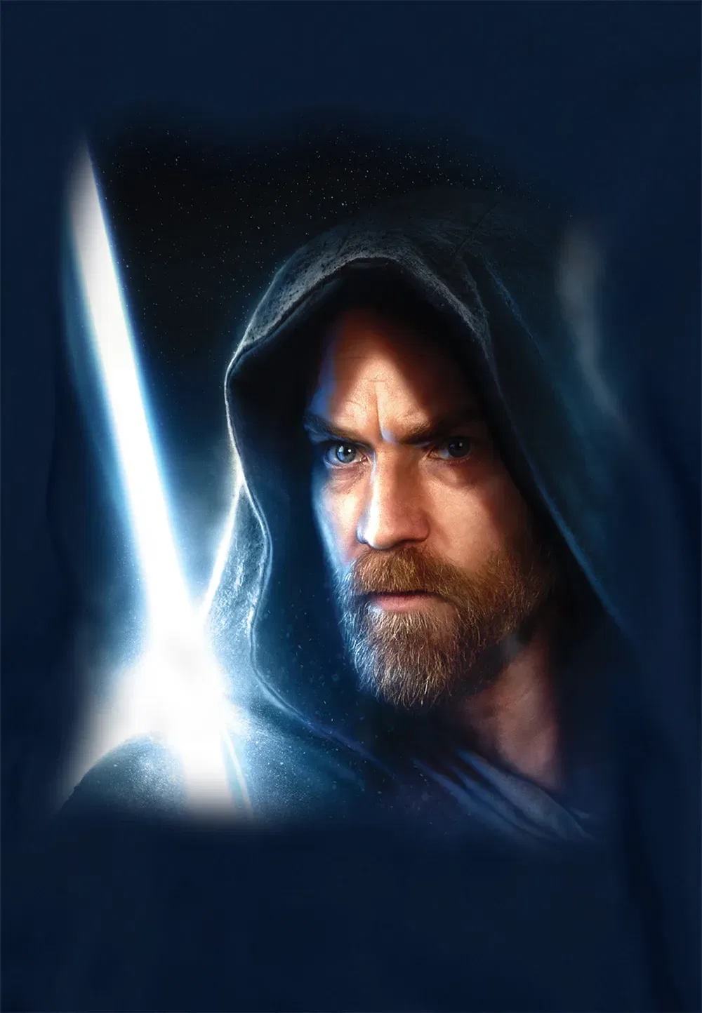 Детский худи Obiwan Kenobi, темно-синий, Disney, темно-синий — фото 2