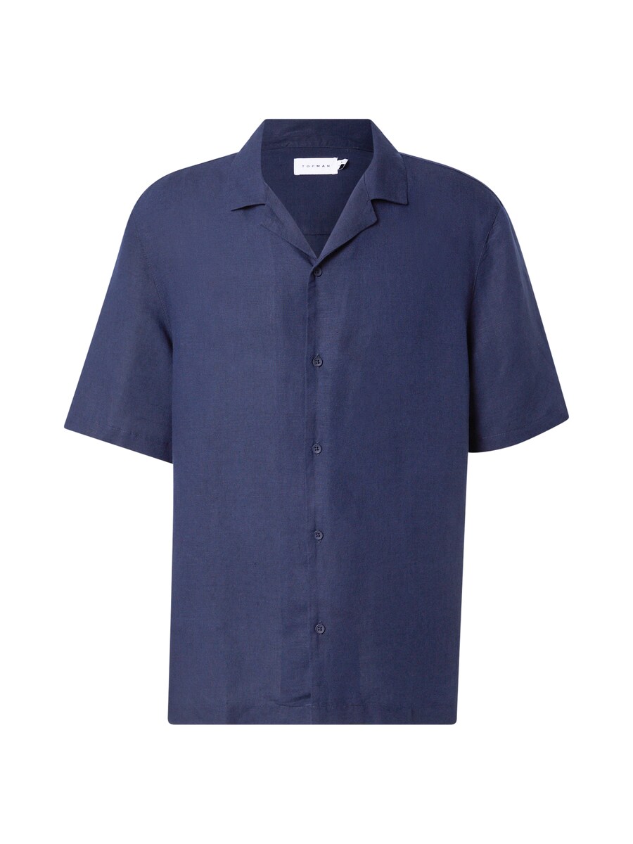 

Рубашка на пуговицах Comfort fit TOPMAN, marine blue