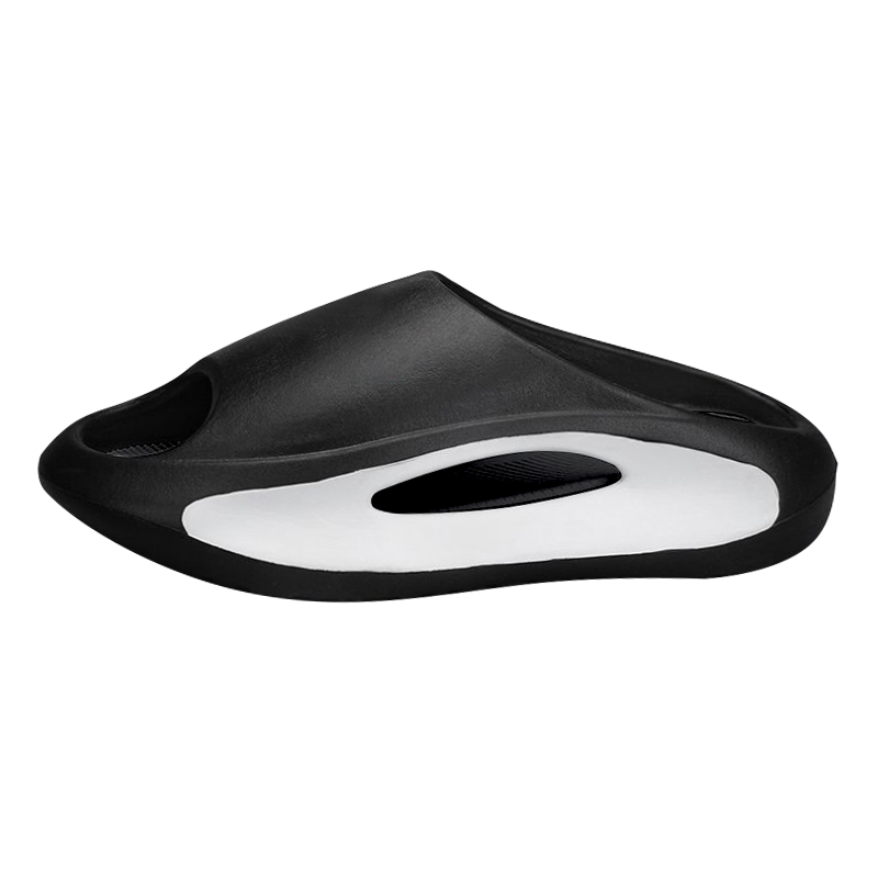 

Тихие нескользящие сандалии-слипоны мужские POATS, черный