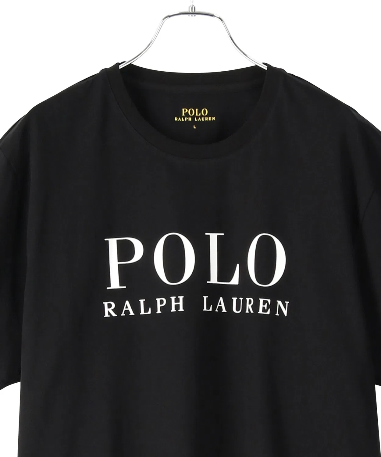 Футболка с графическим принтом Polo Ralph Lauren, органический хлопок, черный — фото 3