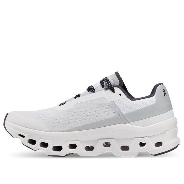 Кроссовки (WMNS) On Running Cloudmonster 'White Black Gray', белый