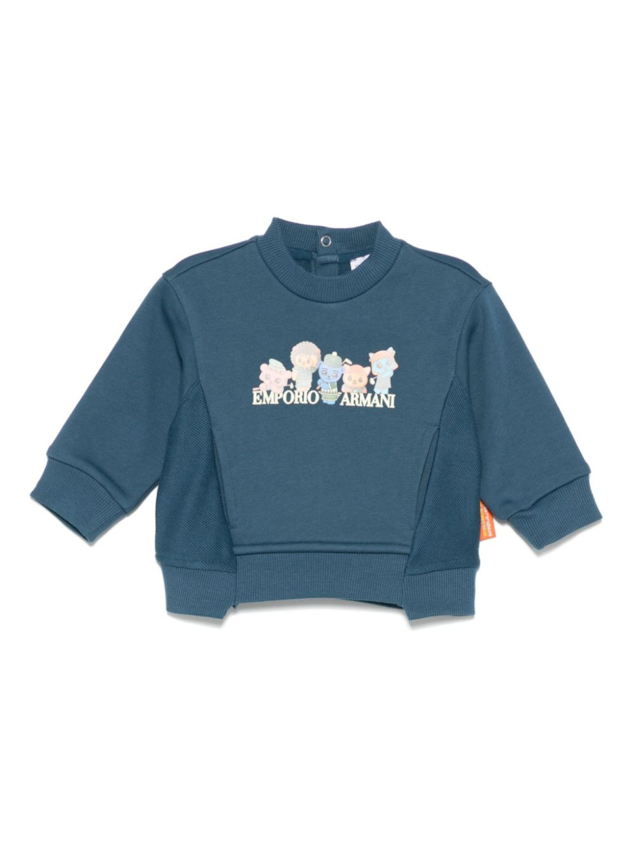 

Emporio Armani Kids толстовка с аппликацией, синий