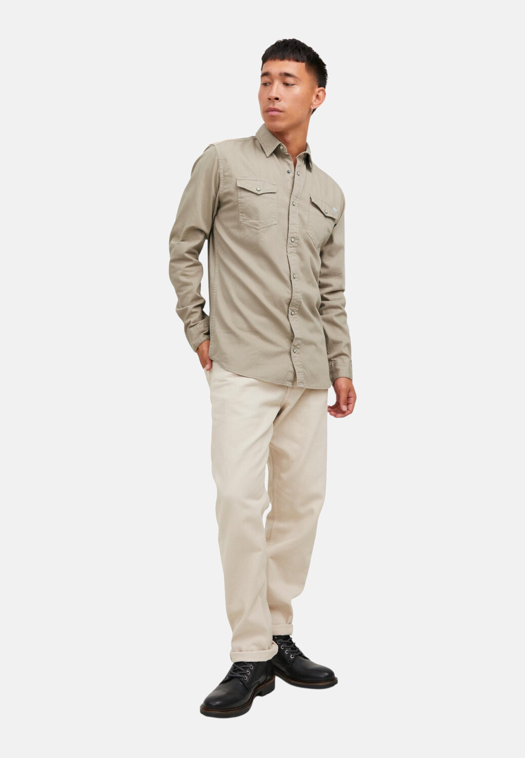 

Рубашка Jack & Jones 'Heridan', бежевый