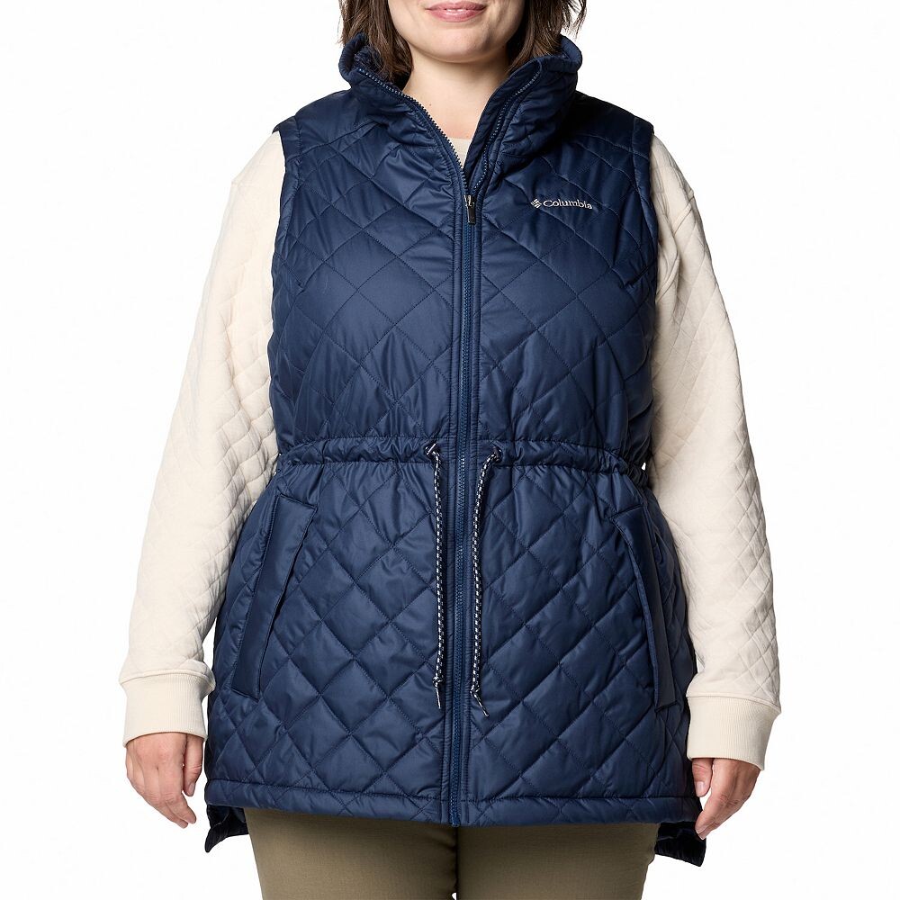 

Жилет средней длины больших размеров Columbia Copper Crest II, цвет Collegiate Navy