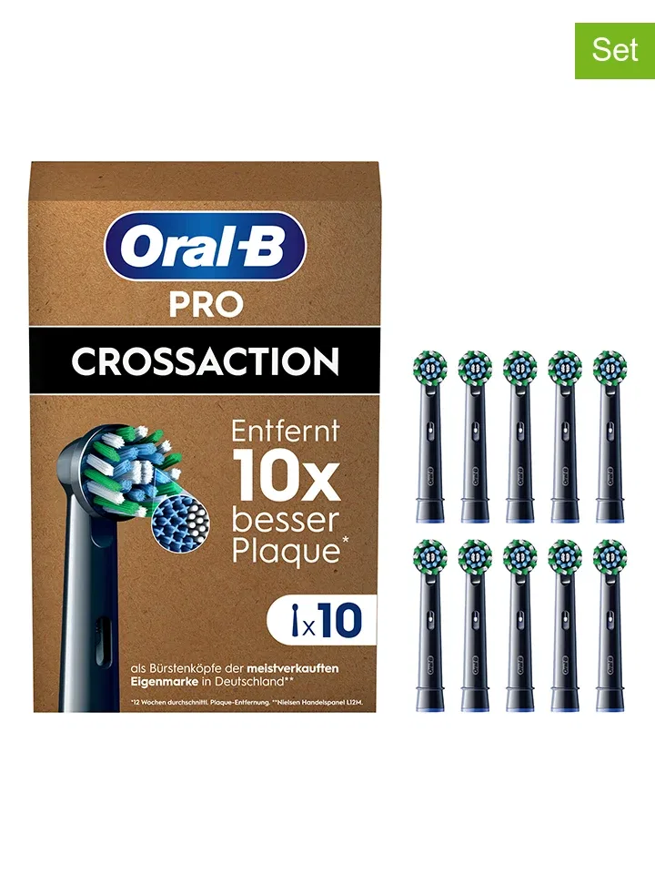 Сменные насадки Oral-B Pro CrossAction, черный