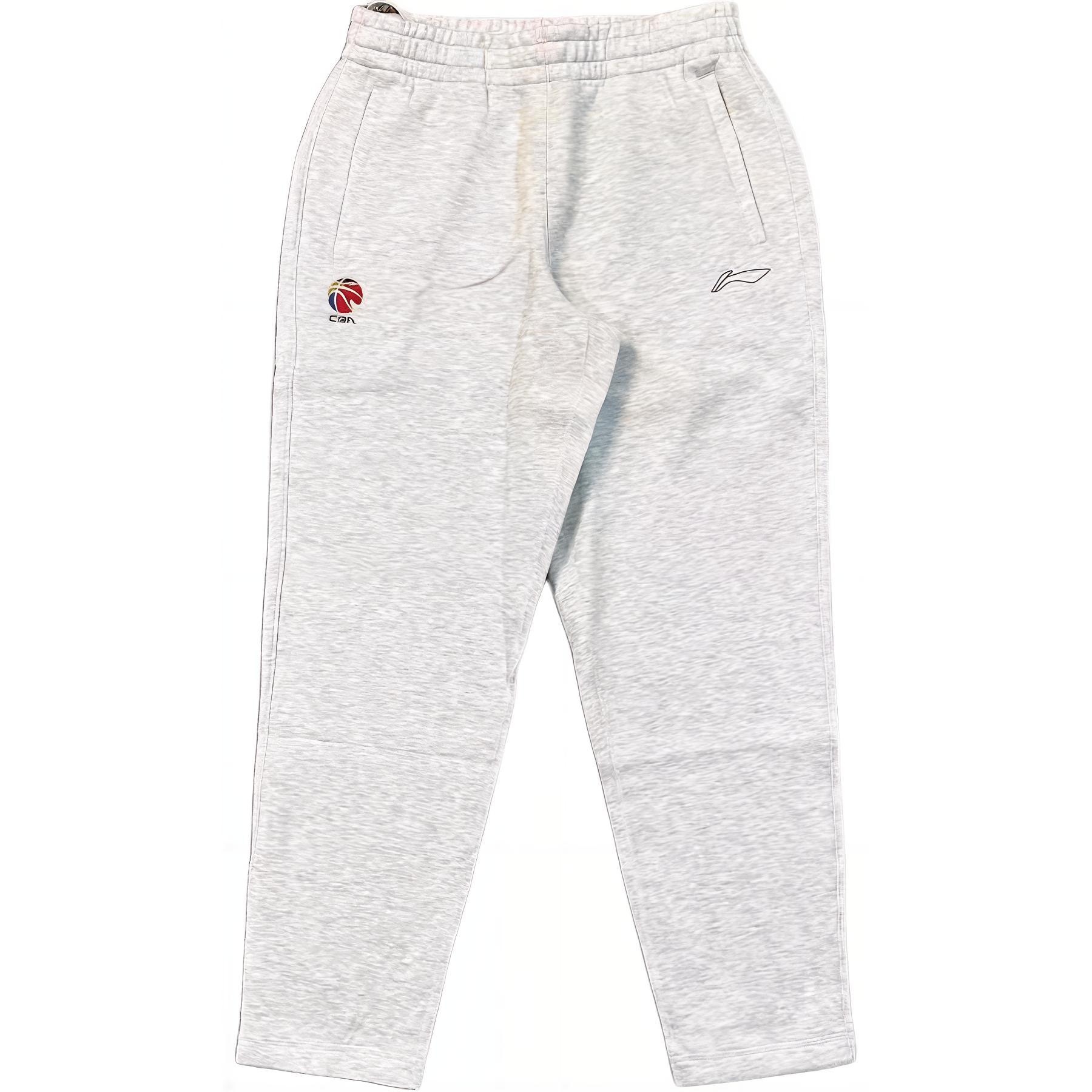 

Профессиональные спортивные штаны для баскетбола LiNing CBA Collection светло-серые