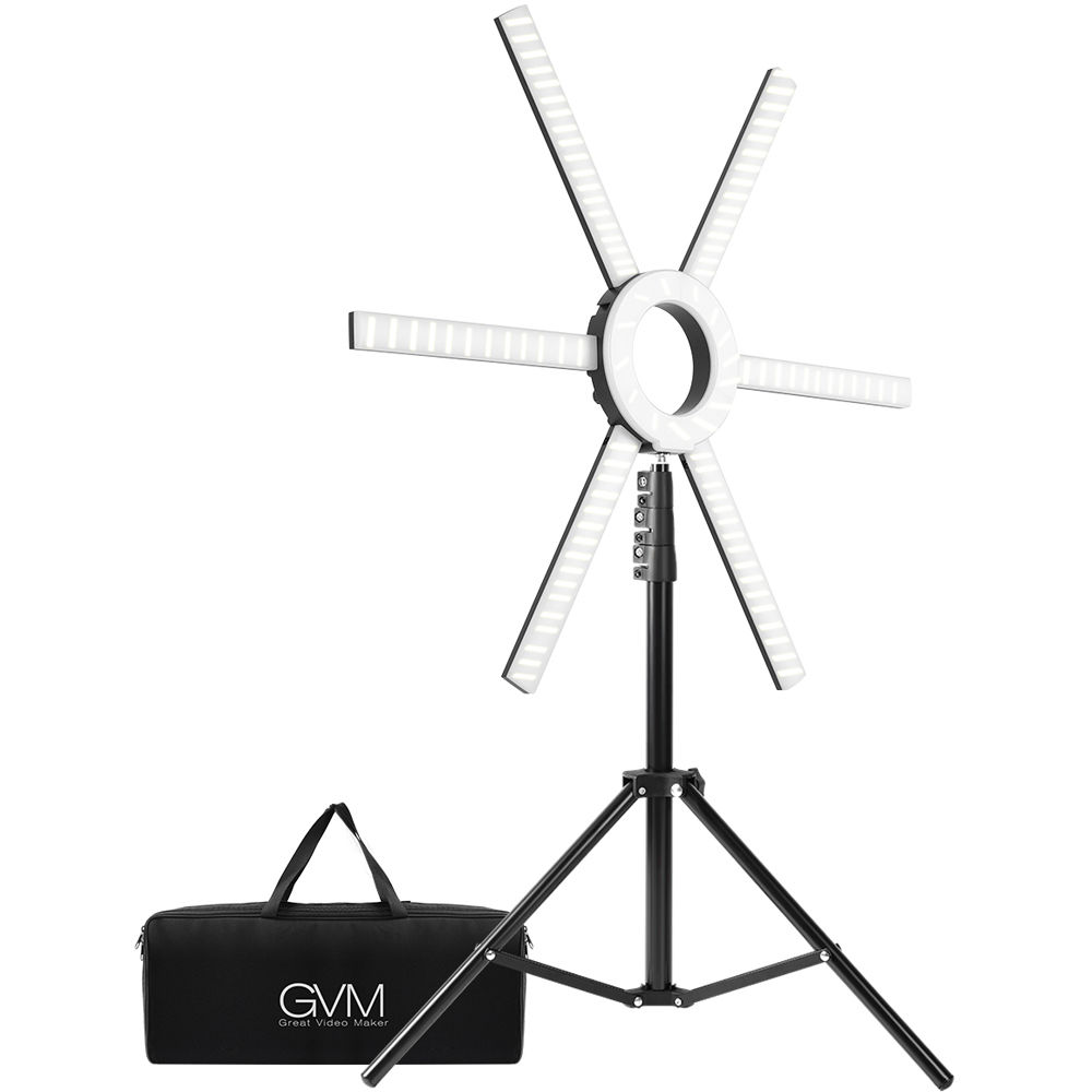 

Светодиодная кольцевая лампа GVM Soft Light 600S