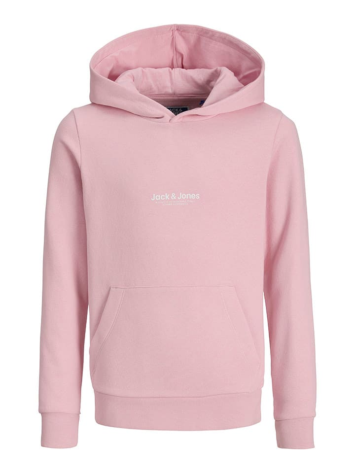 

Толстовка с капюшоном JACK & JONES Junior, розовый