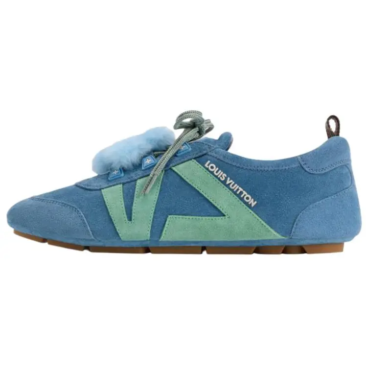 LOUIS VUITTON Кроссовки Sneakerina низкие повседневные женские blue