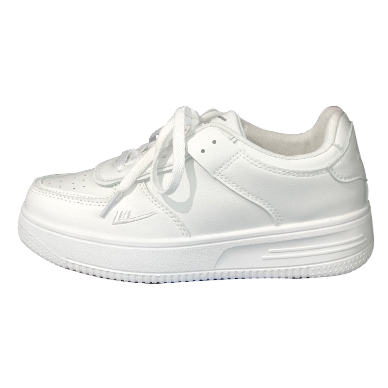 

Кроссовки Shock Absorbers Abrasion Resistant Slip Resistant Low top Kids Lifestyle Shoes Teenagers Peter pan, белый