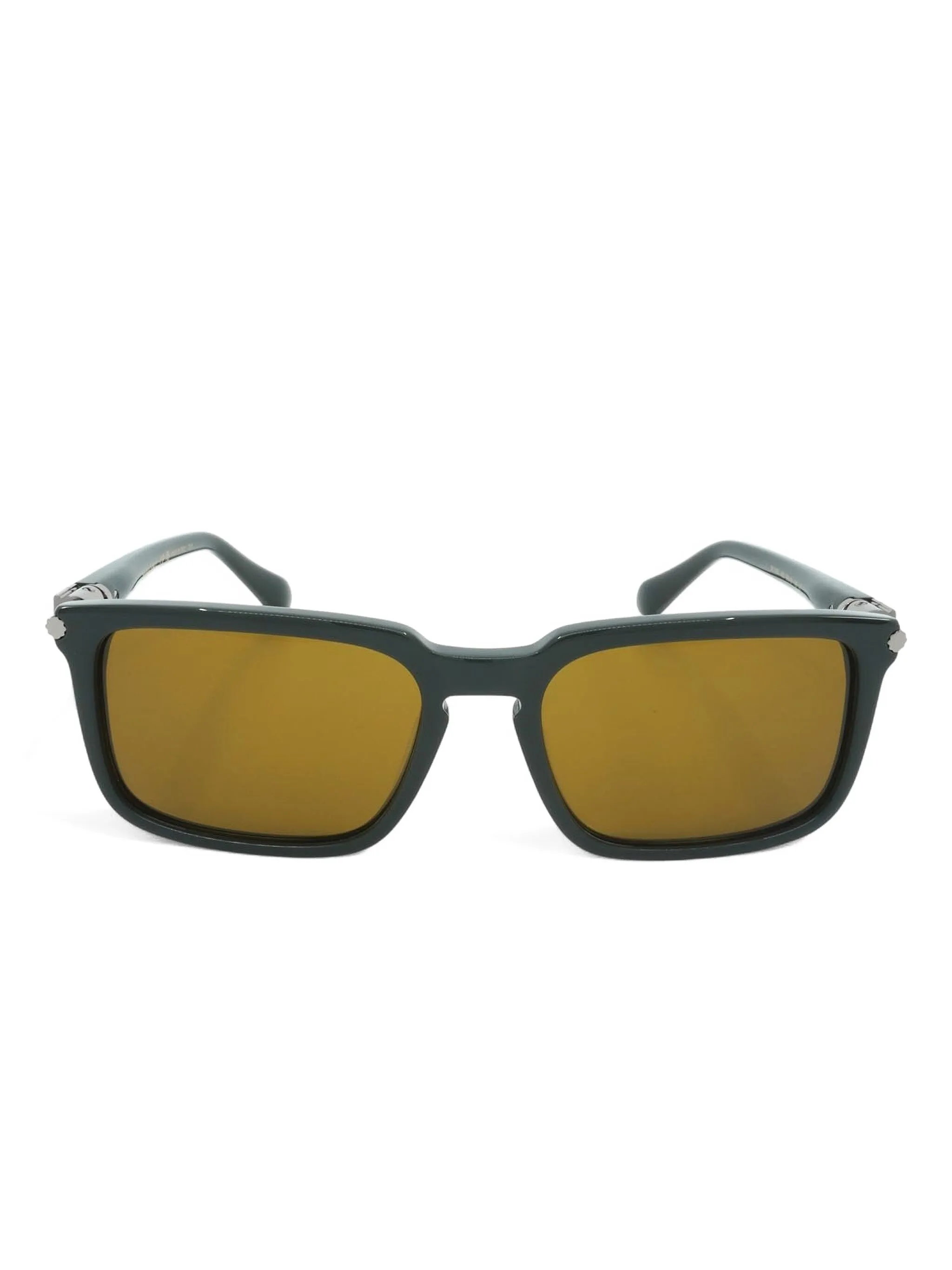 

Солнцезащитные очки в прямоугольной оправе Ferragamo Eyewear, зеленый