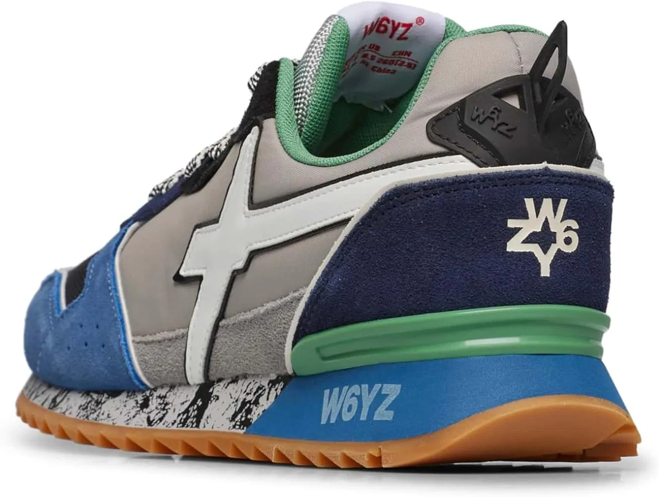 Туфли w6yz TW6YZ Jet-M Suede/Textile/St 0012013560.40.1f39 Blu Verde Rosso, Azure Multi — фото 2