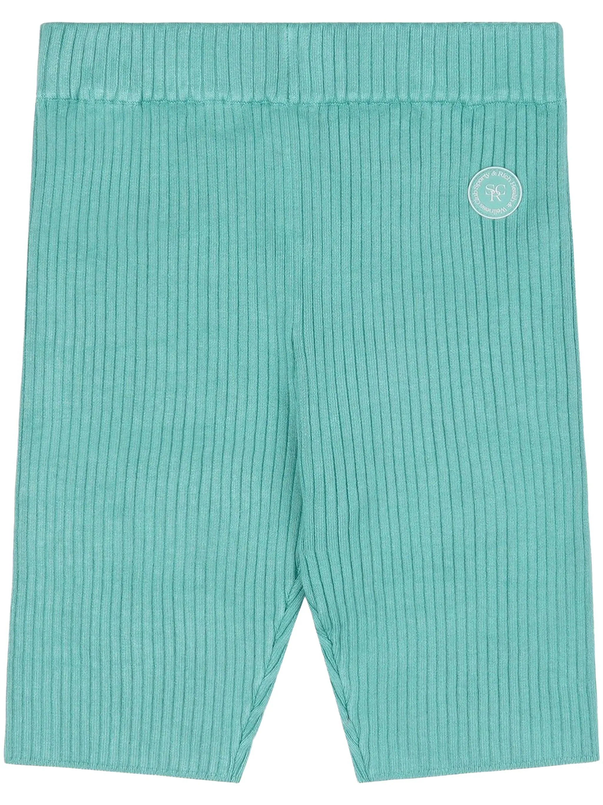 

Облегающие шорты с нашивкой-логотипом Sporty & Rich, синий