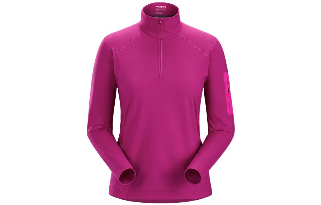

Футболка RHO LT женская Arcteryx, фуксия розовый/synth
