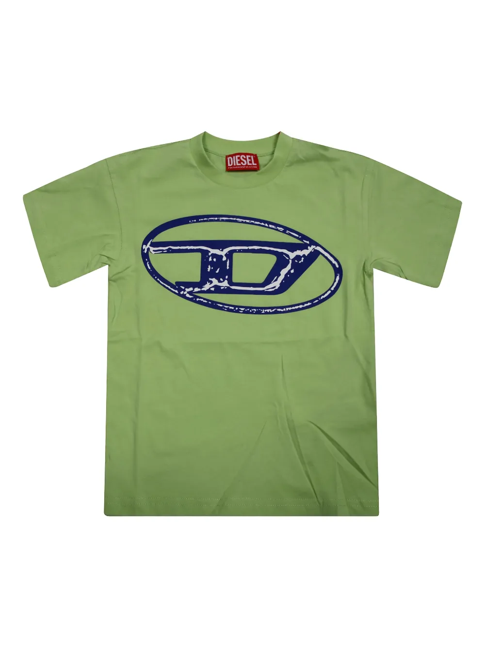 

Футболка с принтом логотипа Diesel Kids, зеленый