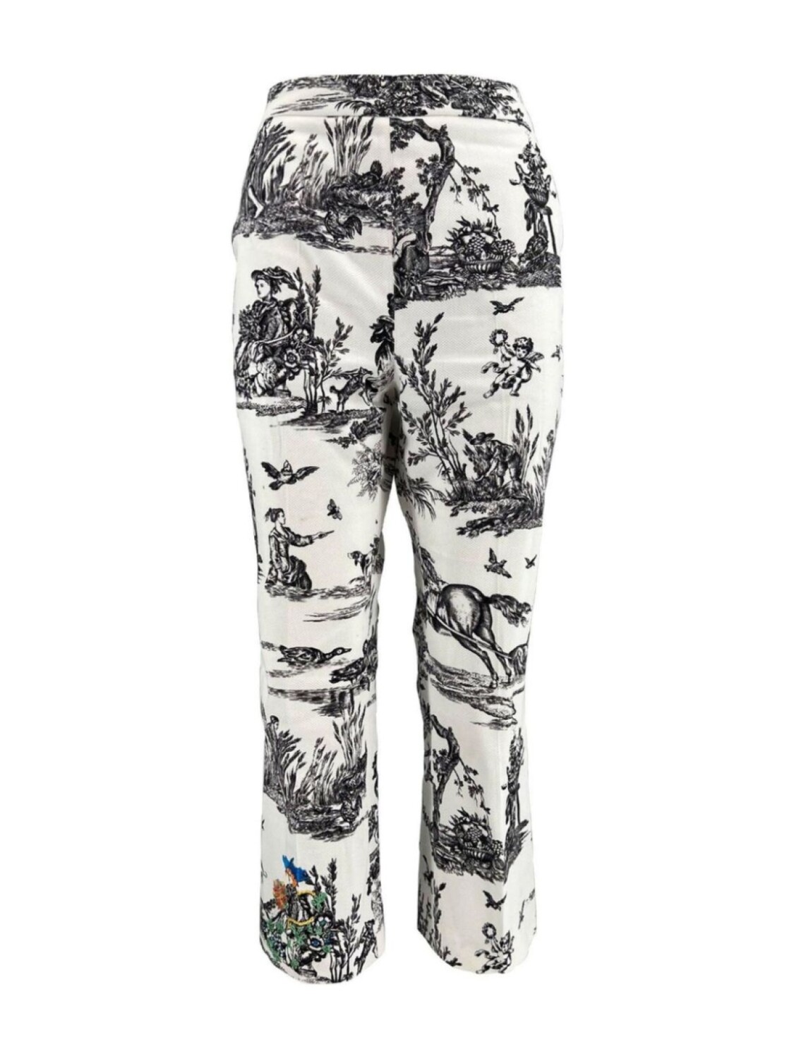 

Прямые брюки Trophy Day Cotton Weekend Max Mara, белый