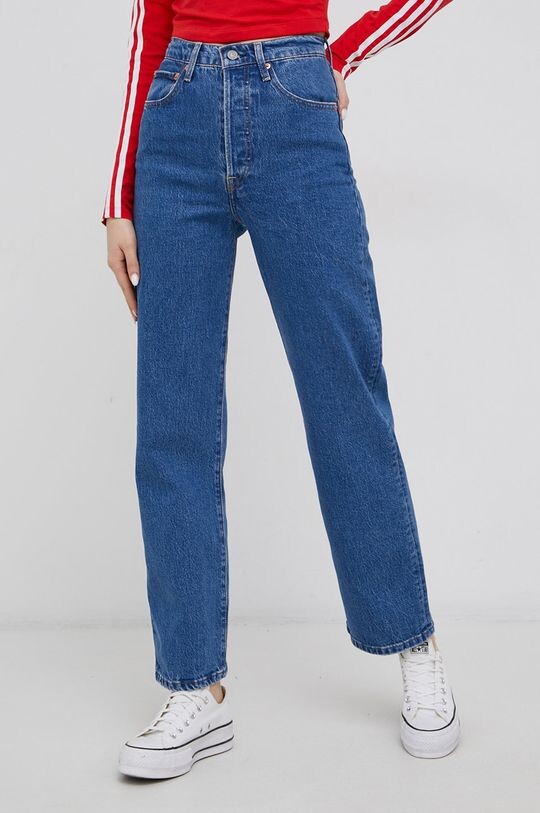 Джинсы RIBCAGE ПРЯМЫЕ Levi's, синий