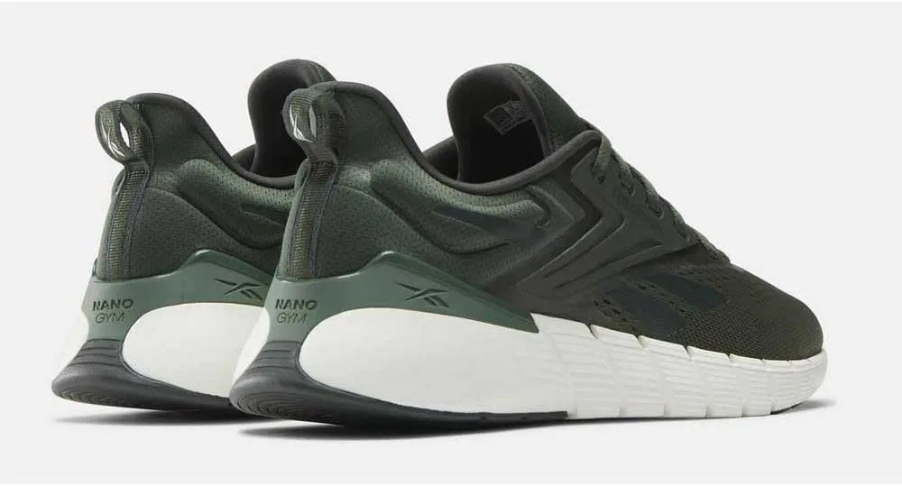Reebok Мужские кроссовки Nano GymSneaker, Grit Green Grey 6 Chalk — фото 4
