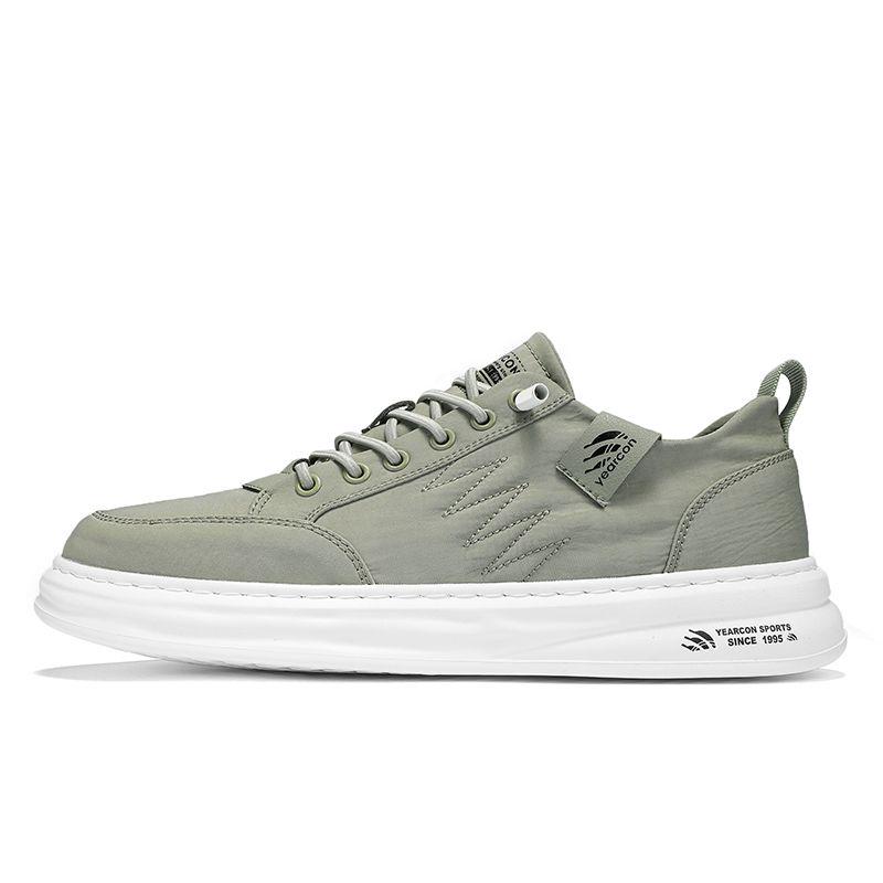 

YEARCON Мужские низкие скейтерские кеды цвета хаки, цвет Khaki