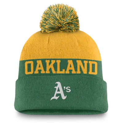 

Шапка Nike Oakland Athletics Rewind Peak, зеленый
