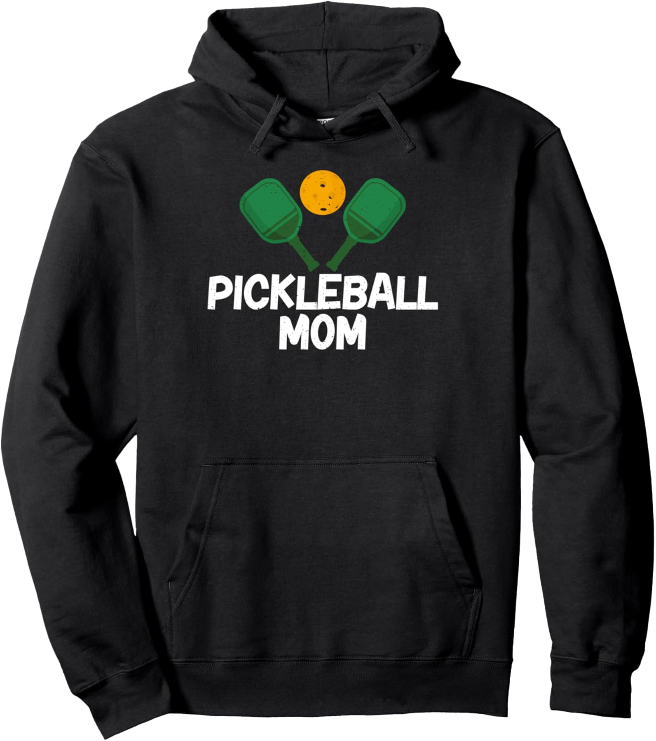

Худи для мамы, увлекающейся пиклболом Pickleball Gifts & Clothing, черный