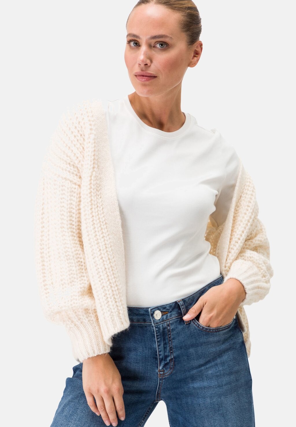 

Кардиган GROB OFFENER STYLE zero, бежевый