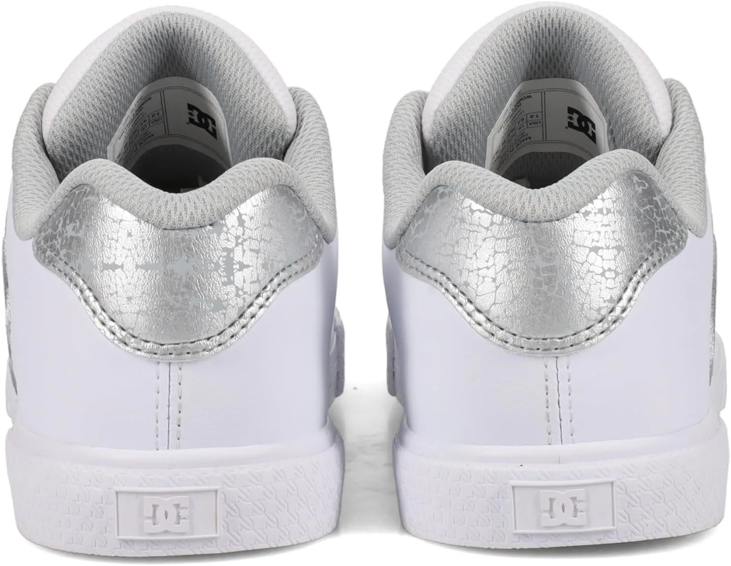 Мужские кроссовки DC Shoes Net Amazon Renewed, белый/серый — фото 2