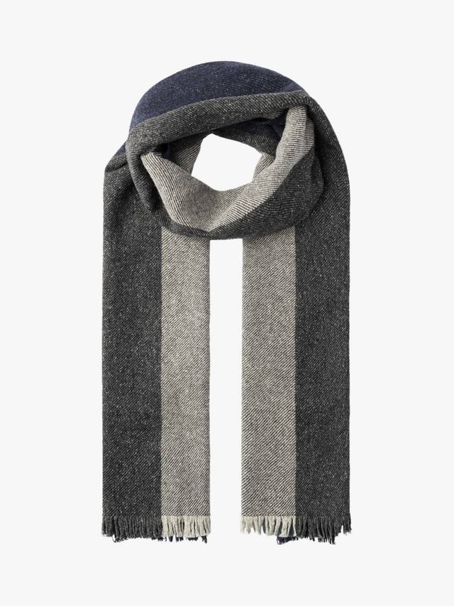 

Шарф в полоску Donegal Hackett London, Blue