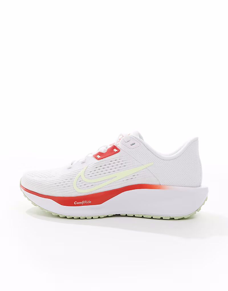 Кроссовки Nike Running Quest 6 белого и красного цвета — фото 2