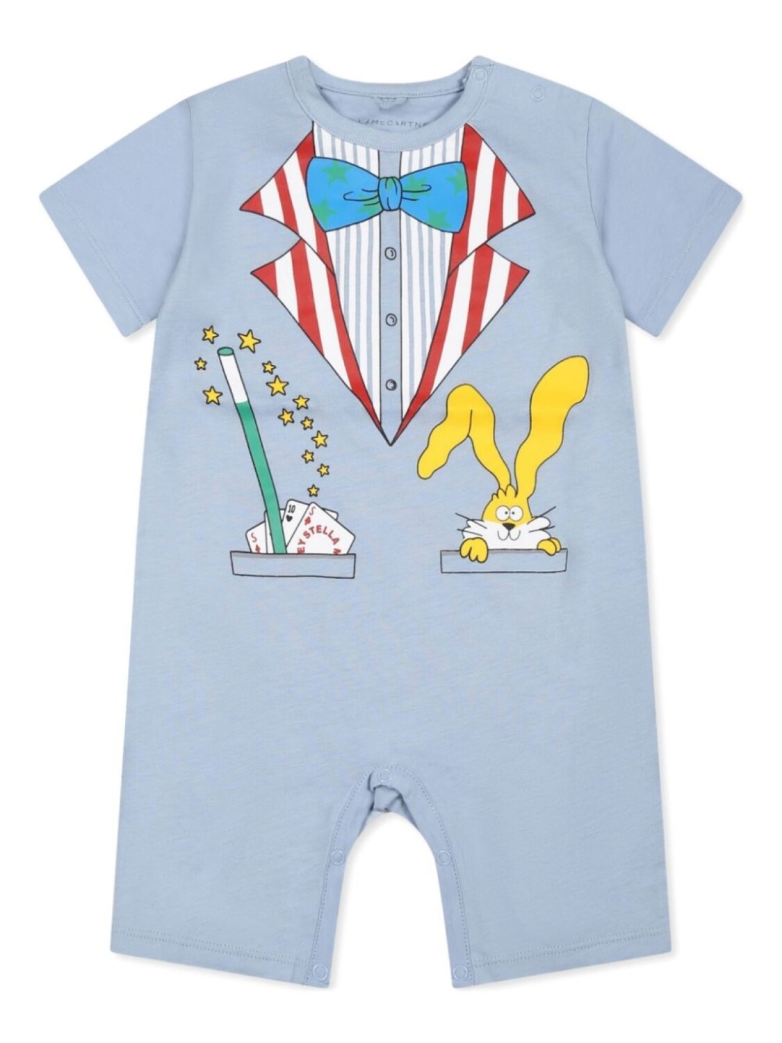 

Шорты с графическим принтом Stella McCartney Kids, синий