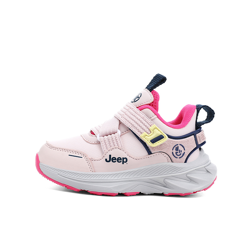 

Jeep Беговые кроссовки Running Collection Slip Resistant Anti Kick Breathable Lightweight Cushioning Low top, rose red, детские