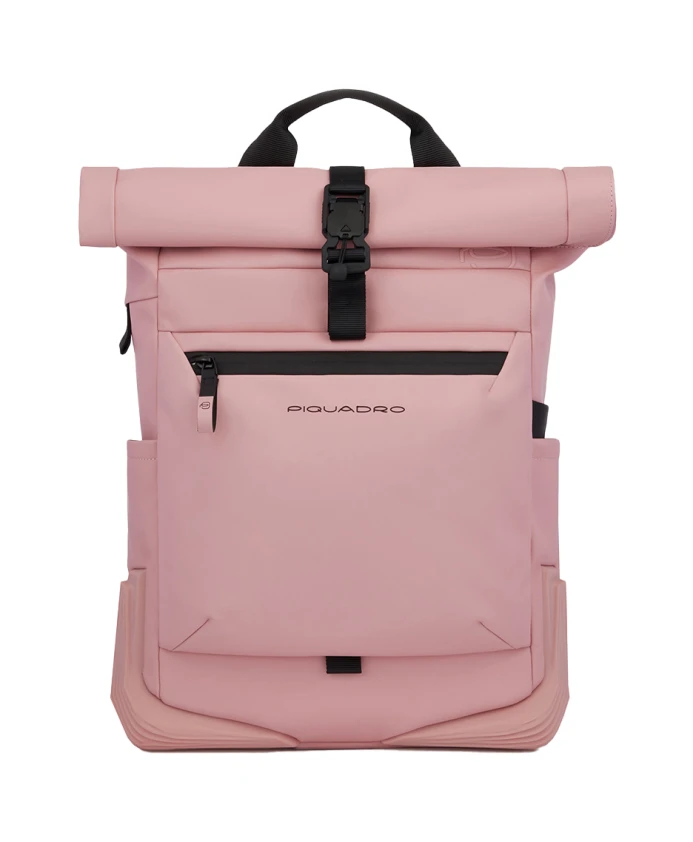 

Рюкзак Corner 2.0 с закручивающимся верхом Piquadro, розовый