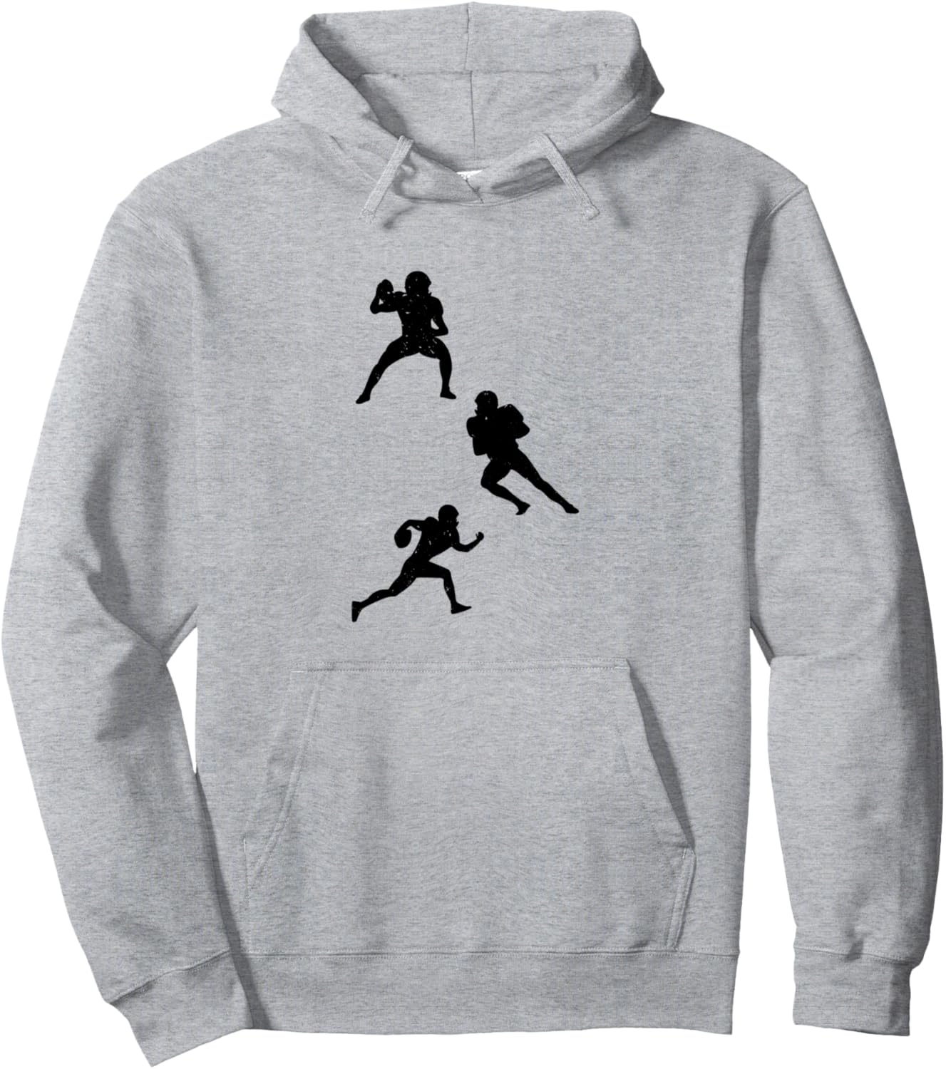 

Худи с силуэтом американского футбола American Football Player, серый