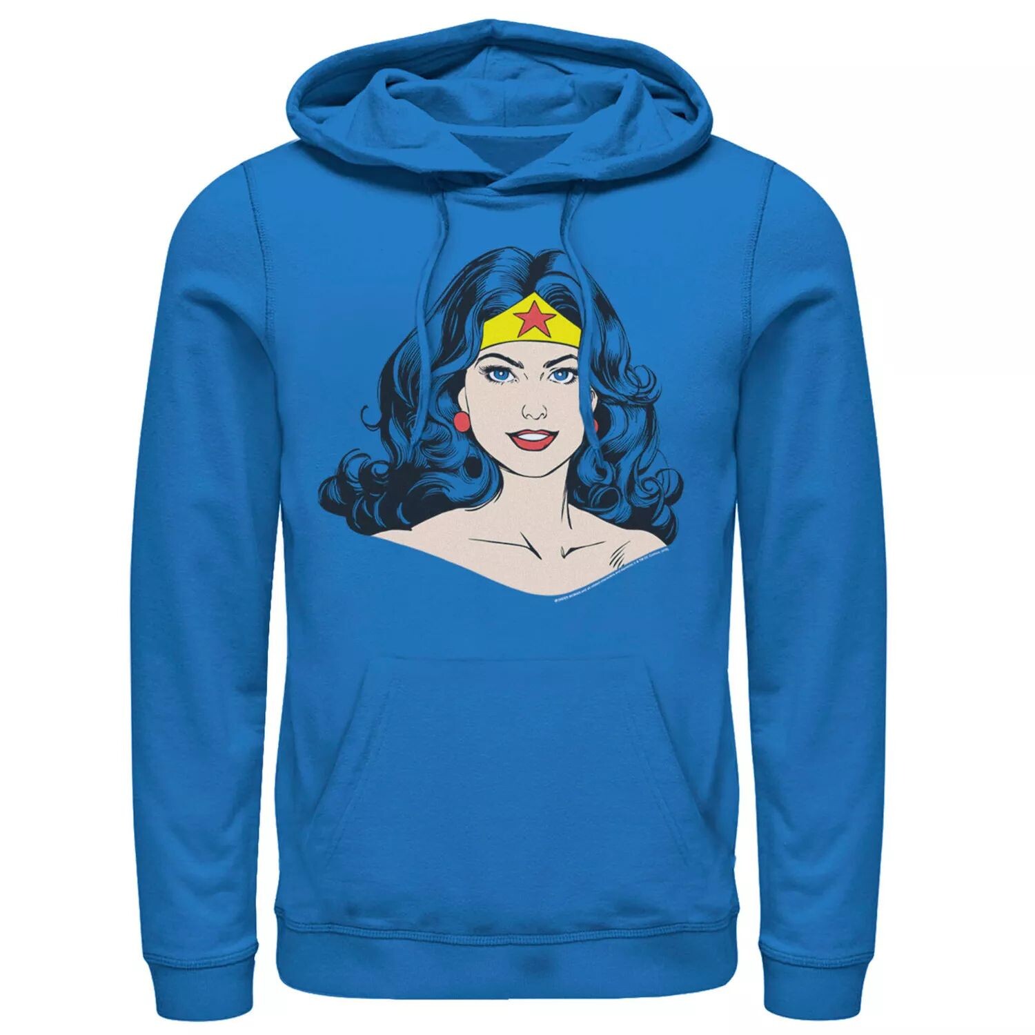 

Мужская толстовка с портретом Wonder Woman с большим лицом DC Comics