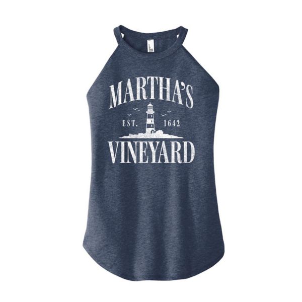 

Майка с высоким воротом Martha's Vineyard для юниоров Unbranded, синий