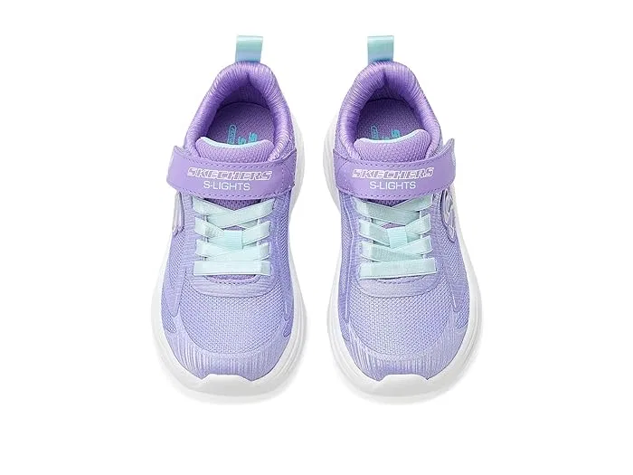Кроссовки с подсветкой Sola Glow 2.0 SKECHERS KIDS, Lavendar/Aqua — фото 3