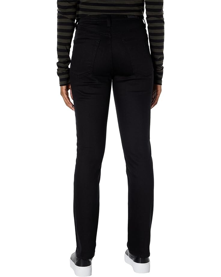 

Джинсы AG Jeans Alexxis High-Rise Vintage Slim Straight in Blackboard, цвет Blackboard