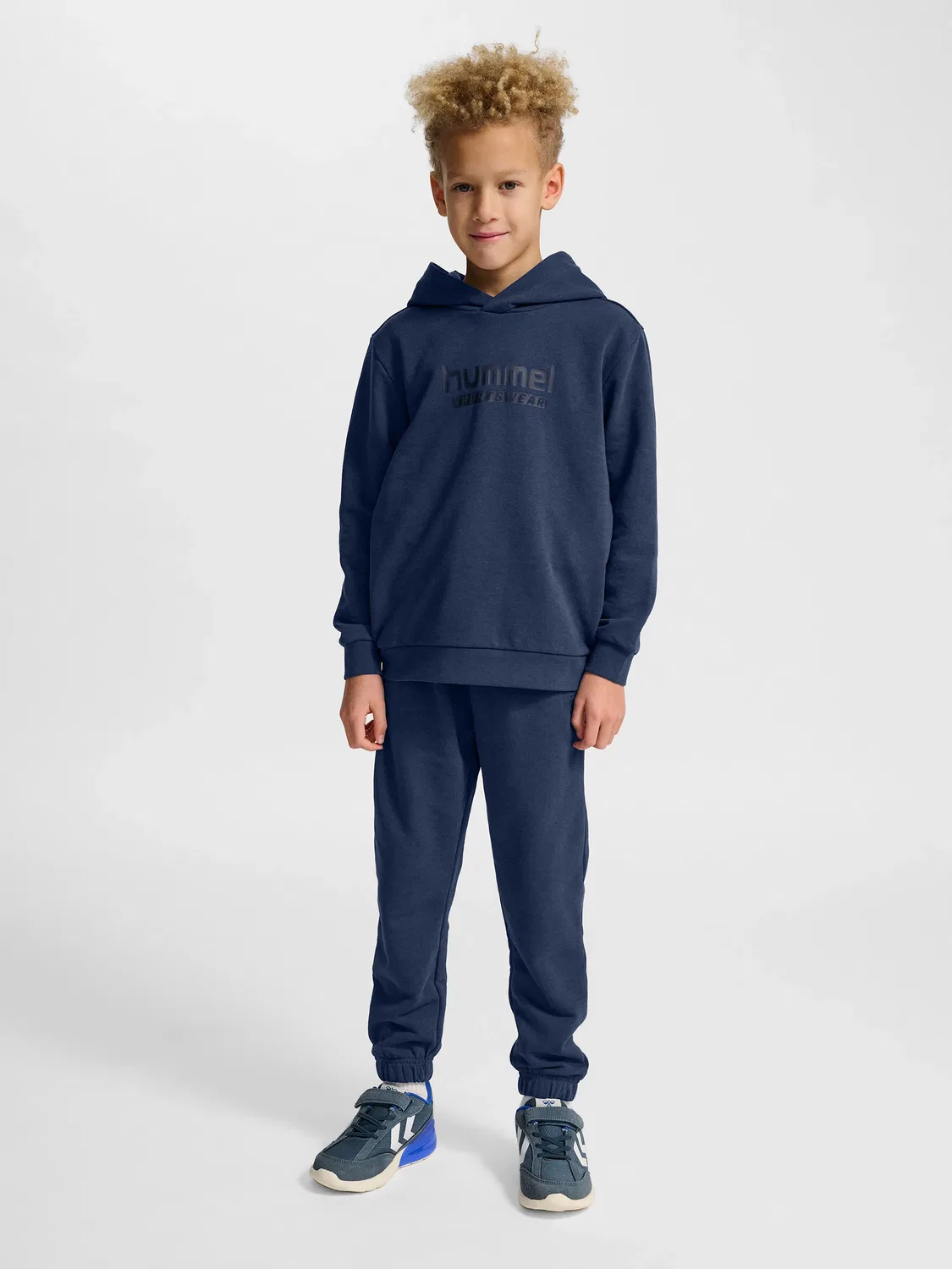 Капюшон худи детский Hummel, dress blues — фото 3