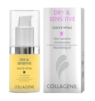 

Collagenil Dry & Sensitive Vital Drops 30 мл Питательное реструктурирующее масло для лица