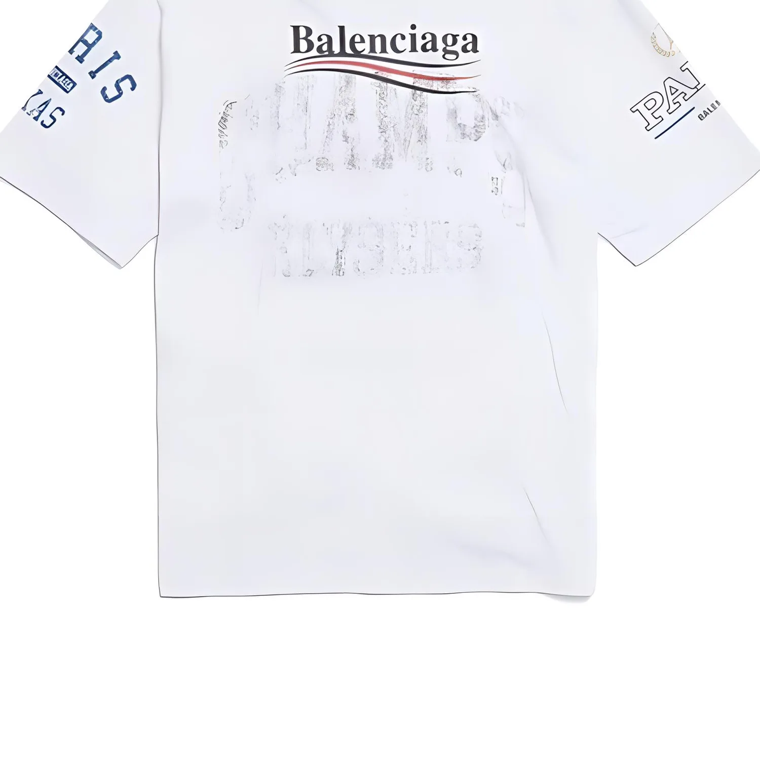 Balenciaga Футболка SS25 Loose Fit Unisex White — фото 4
