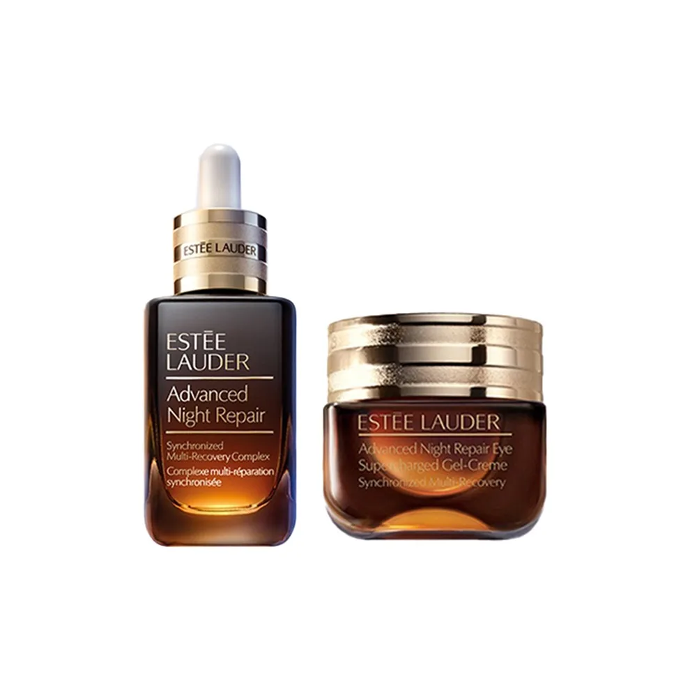 ESTEE LAUDER Набор из двух бутылочек для сыворотки и крема для глаз, 7th Small Brown Bottle Serums 30ml+5th Generation Small Brown Bottle Eye Cream 15ml