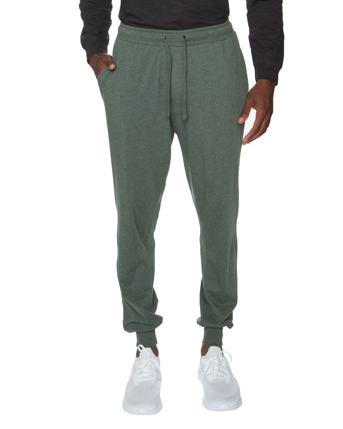 

Суперлегкие брюки для отдыха с манжетами Unsimply Stitched, цвет Green Melange