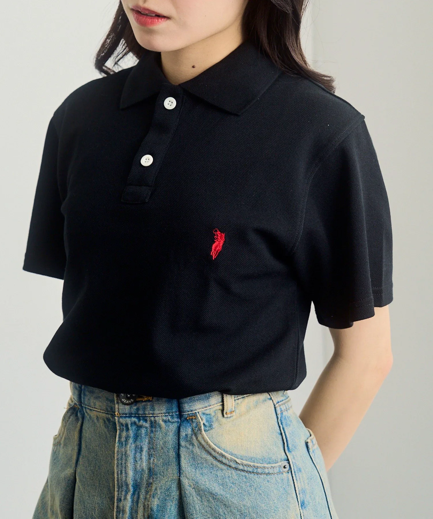 Футболка-поло с коротким рукавом Western Polo Texas /  U.S. Polo Assn., BLK2 — фото 3